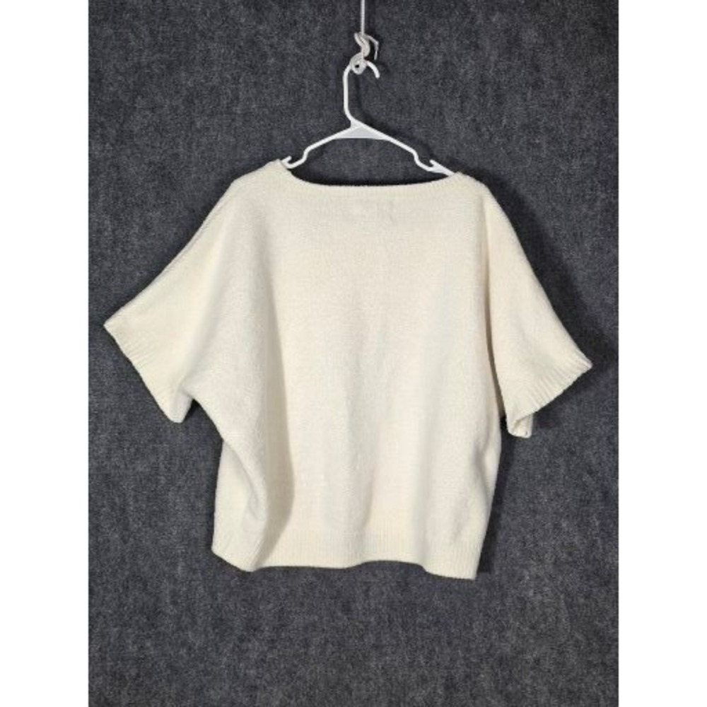Disney Collection by Barefoot Dreams Cozy Chic Knit Sweater Cream Cinderella XL - Picture 2 of 9